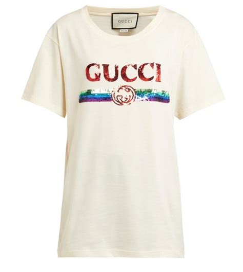 maglietta gucci uomo arcobaleno|T.